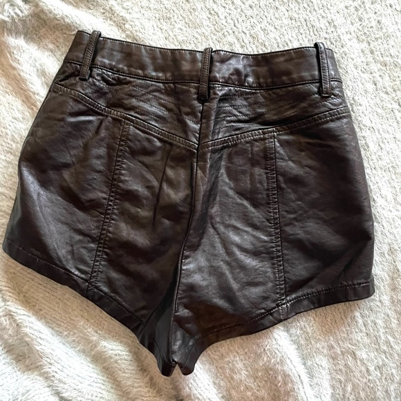 ANGL Leather Shorts - Picture 3 of 3